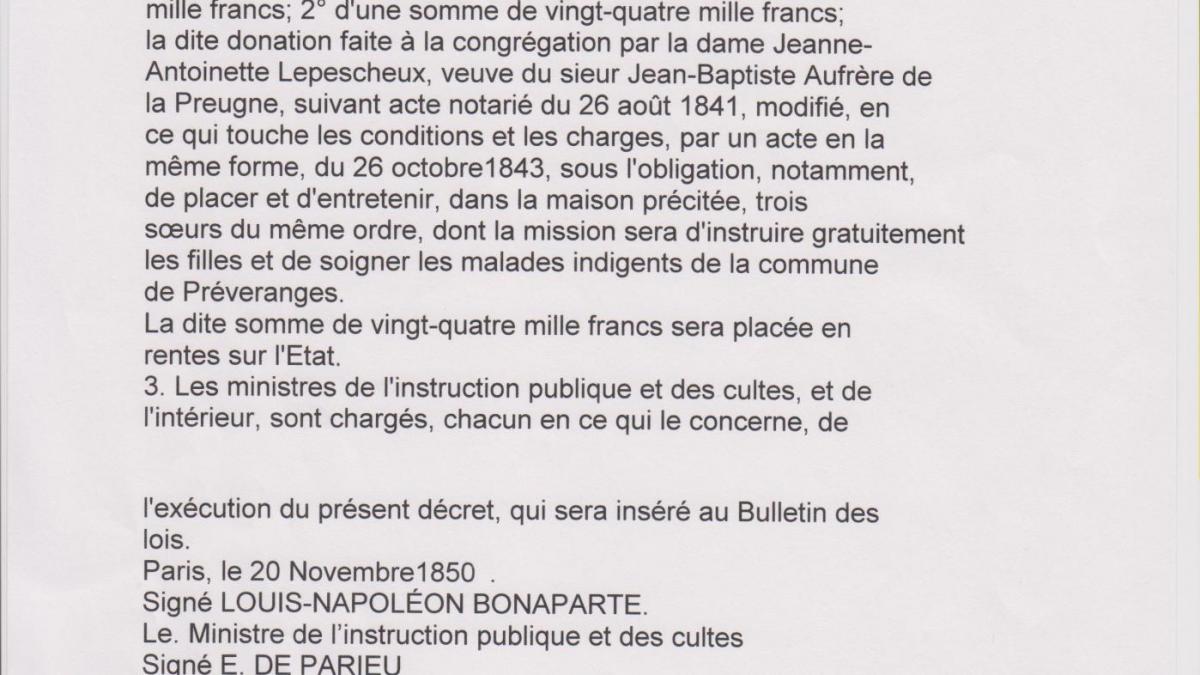 Soeurs de la charié 2